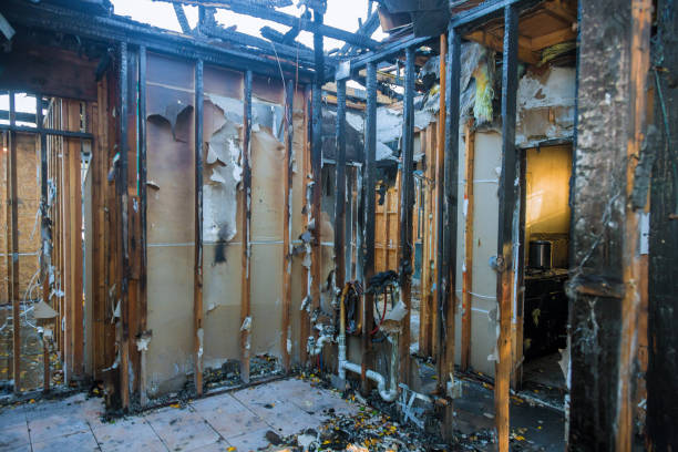Professional Fire Board Up technician working in Glencoe, MN